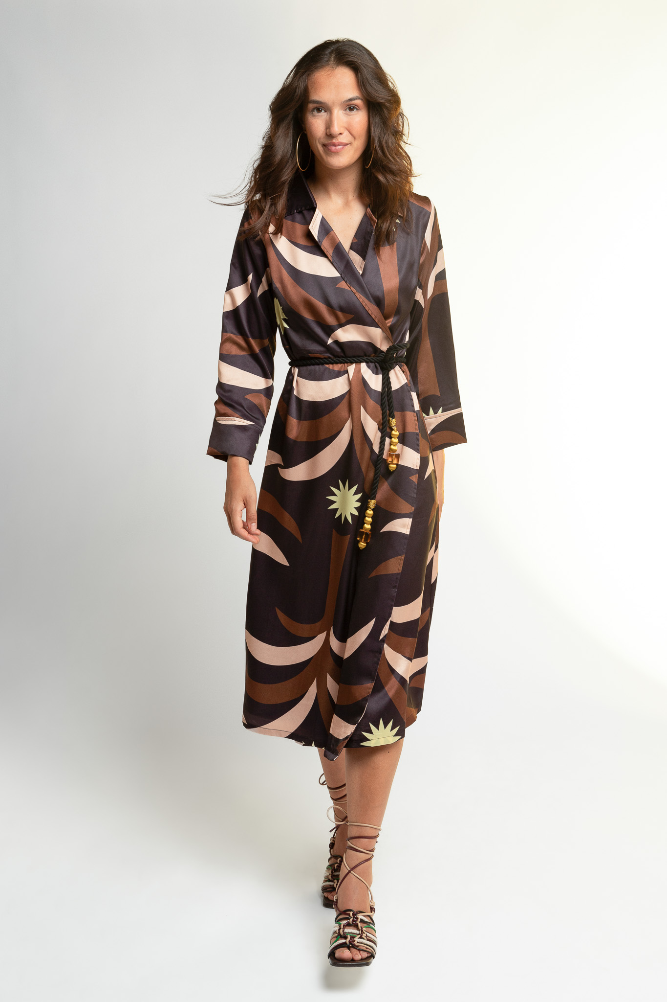 Vestido Keawe Marrón