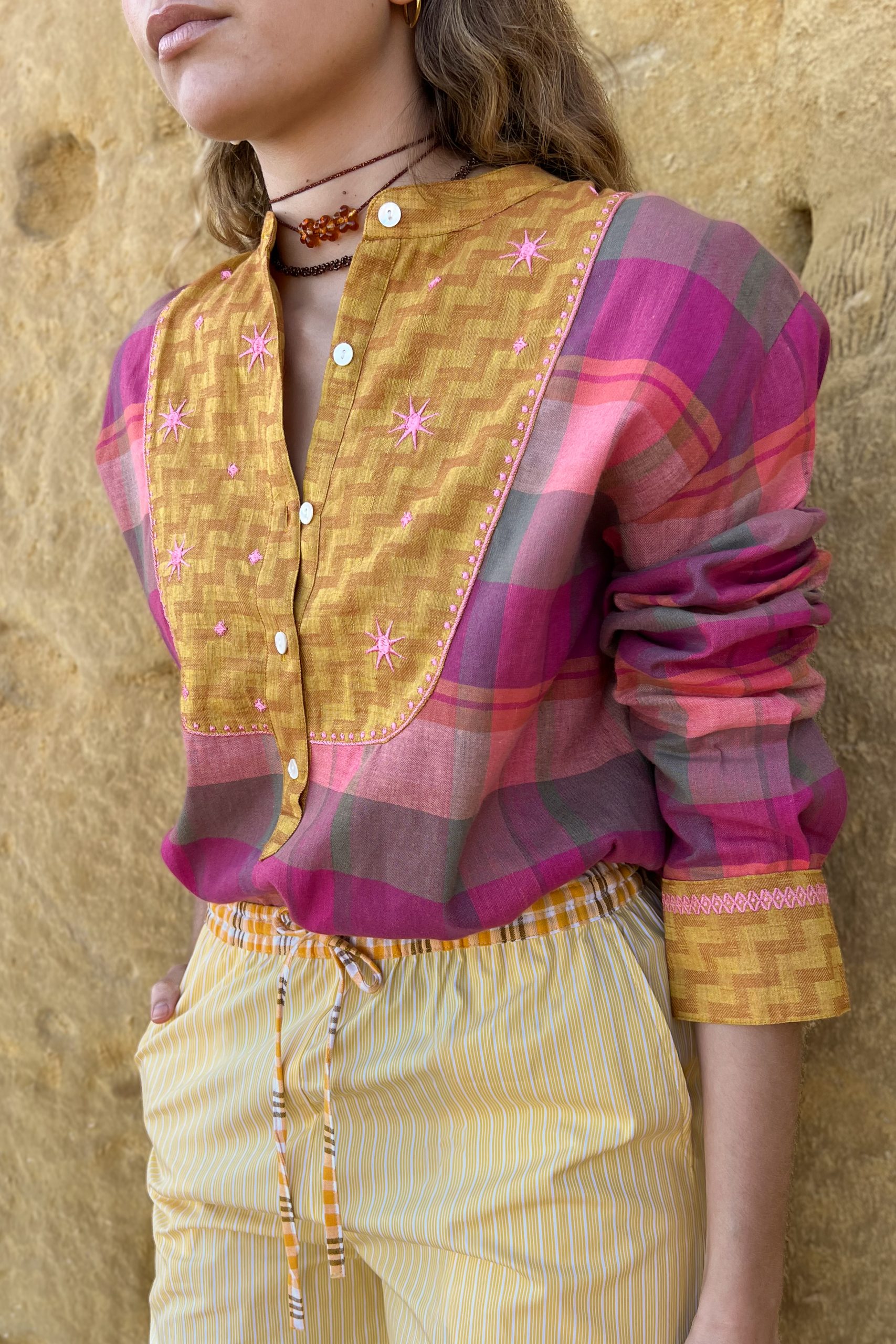 Camisa Serena Cereza